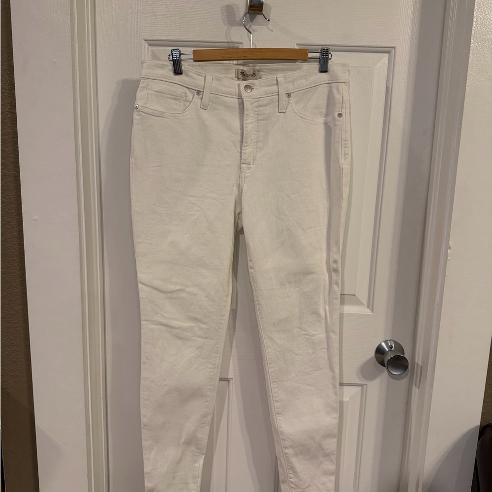 Madewell Women's White Skinny Jeans
